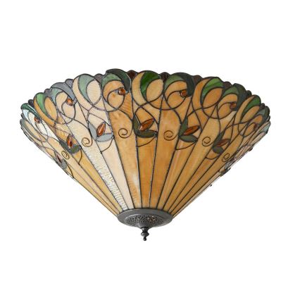Endon 70706 - Φωτιστικό οροφής JAMELIA 2xE27/60W/230V διάμετρος 50 cm