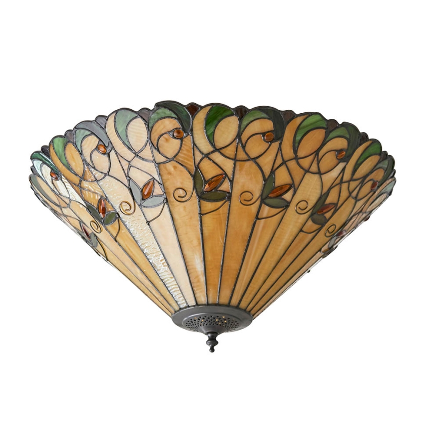 Endon 70706 - Φωτιστικό οροφής JAMELIA 2xE27/60W/230V διάμετρος 50 cm