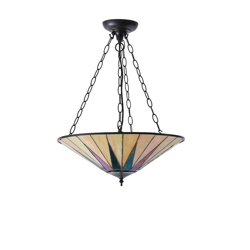 Endon 70754 - Κρεμαστό φωτιστικό οροφής DARK STAR 3xE27/60W/230V διάμετρος 49 cm