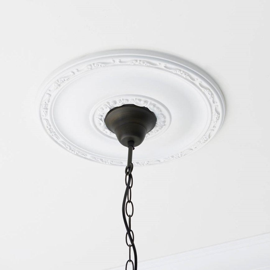 Endon 70824 - Πολυέλαιος με αλυσίδα Tiffany DRAGONFLY, 3xE27/60W/230V, διάμετρος 41 εκ.