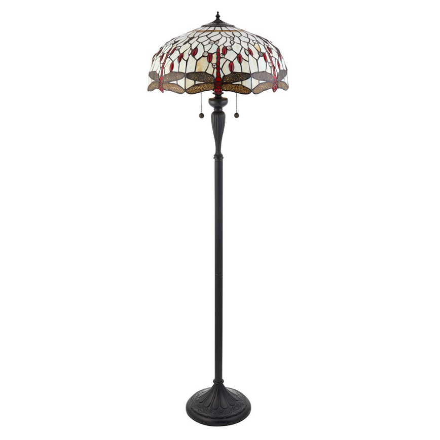 Endon 70940 - Επιδαπέδιο φωτιστικό DRAGONFLY 2xE27/60W/230V Ø 50 cm