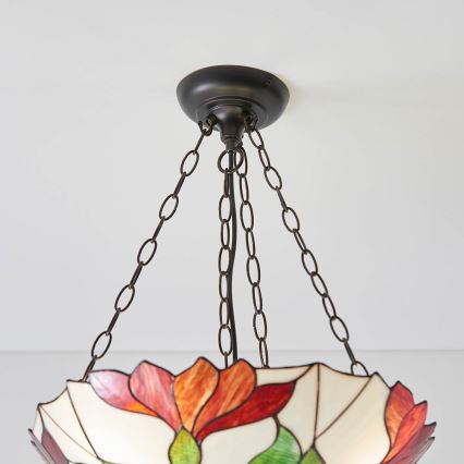 Endon 70946 - Κρεμαστό φωτιστικό οροφής BOTANICA 3xE27/60W/230V διάμετρος 45 cm