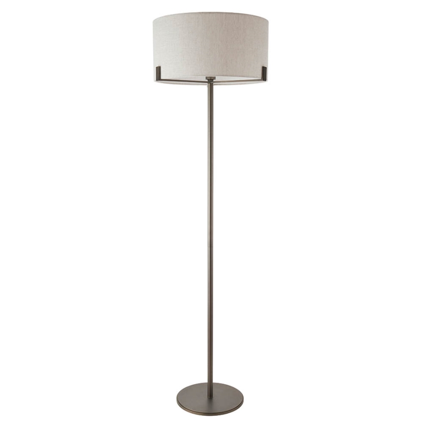 Endon 72634 - Επιδαπέδιο φωτιστικό HAYFIELD 1xE27/40W/230V καφέ/γκρι