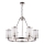 Endon 74128 - Κρεμαστό φωτιστικό οροφής EASTON 6xE14/6W/230V γυαλιστερό χρώμιο