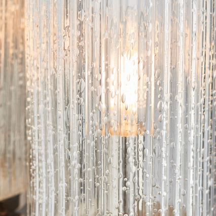 Endon 76259 - Φωτιστικό τοίχου EASTON 1xE14/6W/230V γυαλιστερό χρώμιο