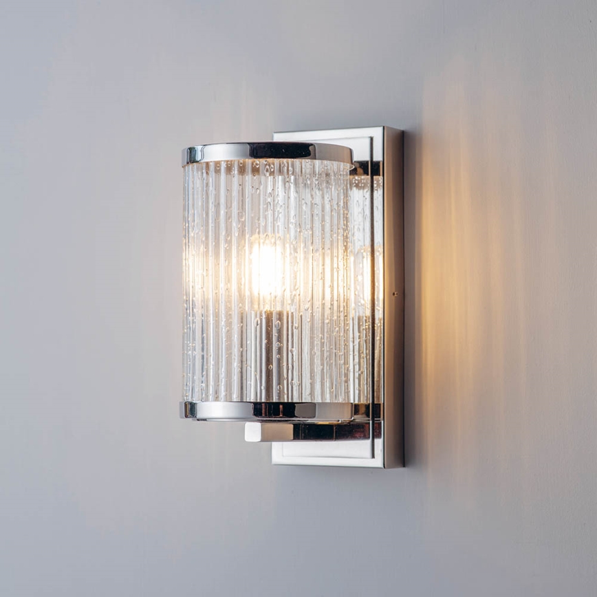 Endon 76259 - Φωτιστικό τοίχου EASTON 1xE14/6W/230V γυαλιστερό χρώμιο
