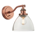 Endon 76334 - Επιτοίχιο σποτ HANSEN 1xE14/40W/230V σε χάλκινο φινίρισμα