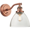 Endon 76334 - Επιτοίχιο σποτ HANSEN 1xE14/40W/230V σε χάλκινο φινίρισμα