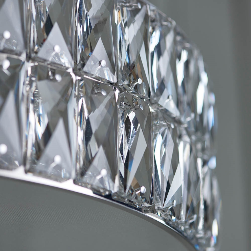 Endon 76513 - Κρεμαστό φωτιστικό με καλώδιο VERINA 5xLED/5W/230V γυαλιστερό χρώμιο