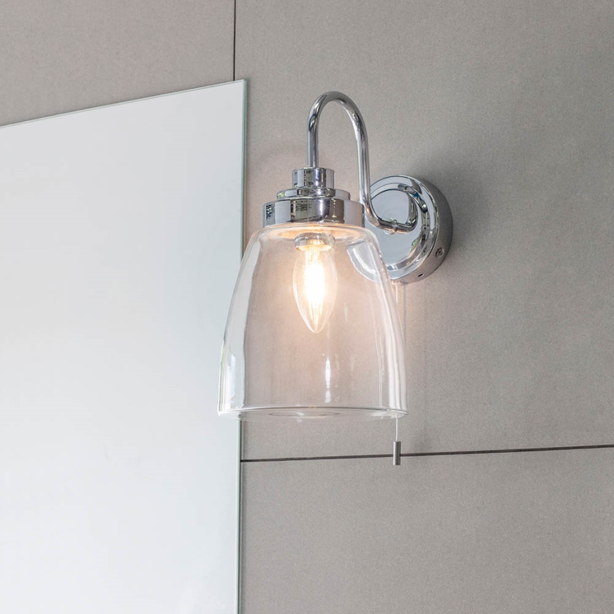 Endon 77088 - Επιτοίχιο φωτιστικό μπάνιου ASHBURY 1xE14/4W/230V IP44 γυαλιστερό χρώμιο