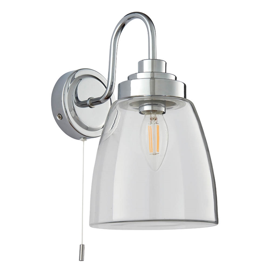 Endon 77088 - Επιτοίχιο φωτιστικό μπάνιου ASHBURY 1xE14/4W/230V IP44 γυαλιστερό χρώμιο