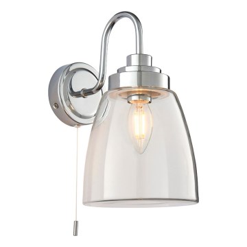Endon 77088 - Επιτοίχιο φωτιστικό μπάνιου ASHBURY 1xE14/4W/230V IP44 γυαλιστερό χρώμιο