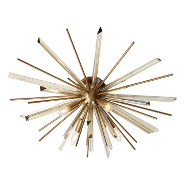 Endon 81937 - Φωτιστικό οροφής 4xE14/40W/230V Ø 80 εκ. χρυσό