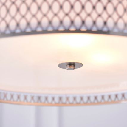 Endon 81969 - Κρεμαστό φωτιστικό οροφής CORDERO 3xE27/10W/230V ματ χρώμιο