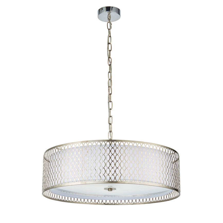 Endon 81969 - Κρεμαστό φωτιστικό οροφής CORDERO 3xE27/10W/230V ματ χρώμιο