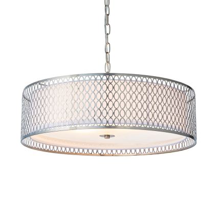 Endon 81969 - Κρεμαστό φωτιστικό οροφής CORDERO 3xE27/10W/230V ματ χρώμιο
