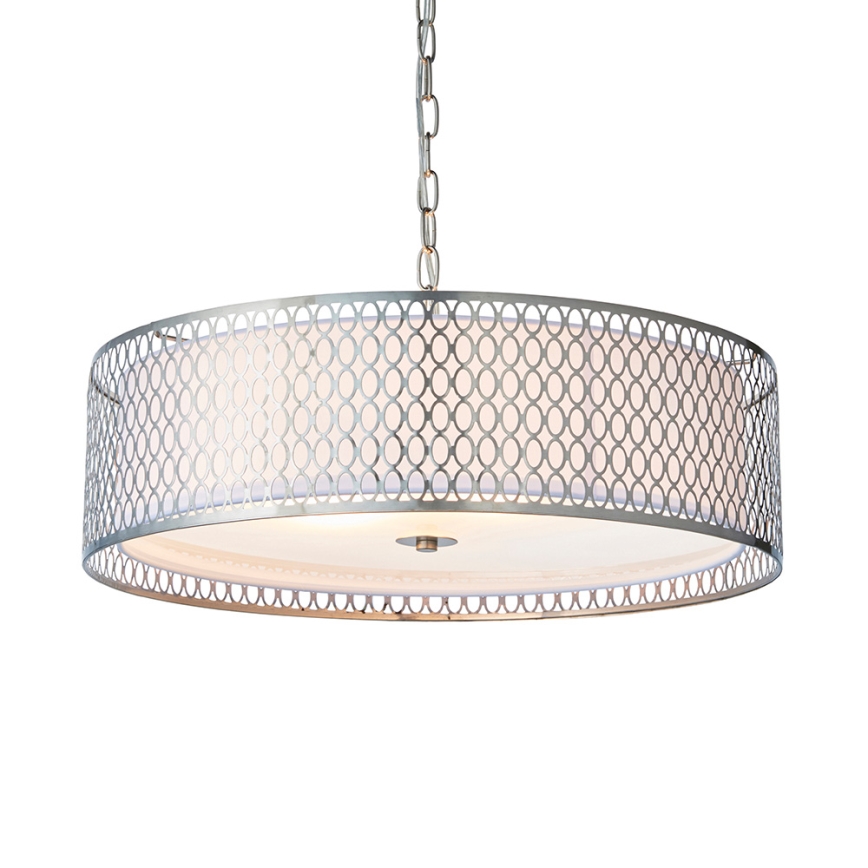 Endon 81969 - Κρεμαστό φωτιστικό οροφής CORDERO 3xE27/10W/230V ματ χρώμιο