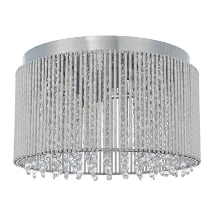 Endon 81980 - Κρυστάλλινο φωτιστικό οροφής GALINA 10xG9/25W/230V ματ χρώμιο
