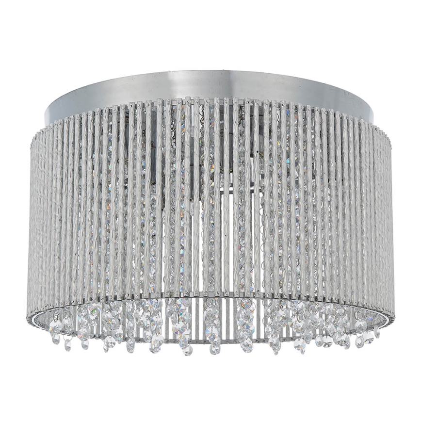 Endon 81980 - Κρυστάλλινο φωτιστικό οροφής GALINA 10xG9/25W/230V ματ χρώμιο