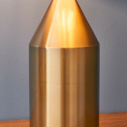 Endon 90522 - Επιτραπέζιο φωτιστικό NOVA 1xE27/60W/230V μπρούτζινο