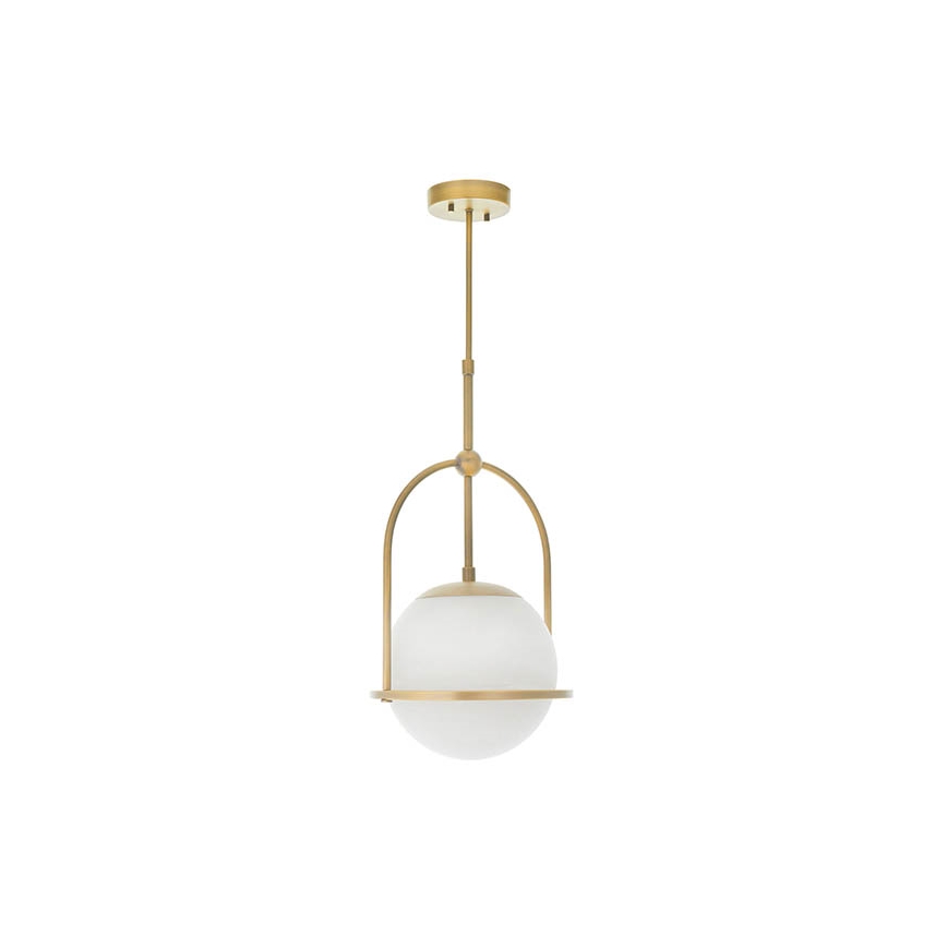 Endon 90844 - Κρεμαστό φωτιστικό σε ράβδο ONTARIO 1xE27/10W/230V μπρούτζινο