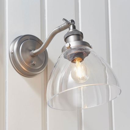 Endon 91739 - Επιτοίχιο σποτ HANSEN 1xE14/40W/230V ματ χρώμιο
