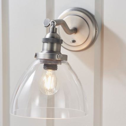 Endon 91739 - Επιτοίχιο σποτ HANSEN 1xE14/40W/230V ματ χρώμιο