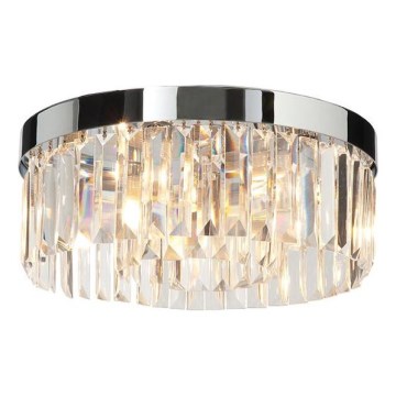 Endon 91811 - Φωτιστικό οροφής μπάνιου SHIMMER 5xG9/18W/230V IP44 γυαλιστερό χρώμιο