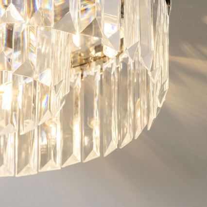 Endon 91811 - Φωτιστικό οροφής μπάνιου SHIMMER 5xG9/18W/230V IP44 γυαλιστερό χρώμιο