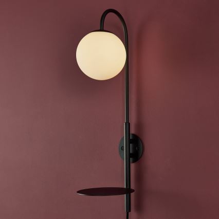 Endon 92726 - Φωτιστικό τοίχου HALO 1xG9/3W/230V μαύρο