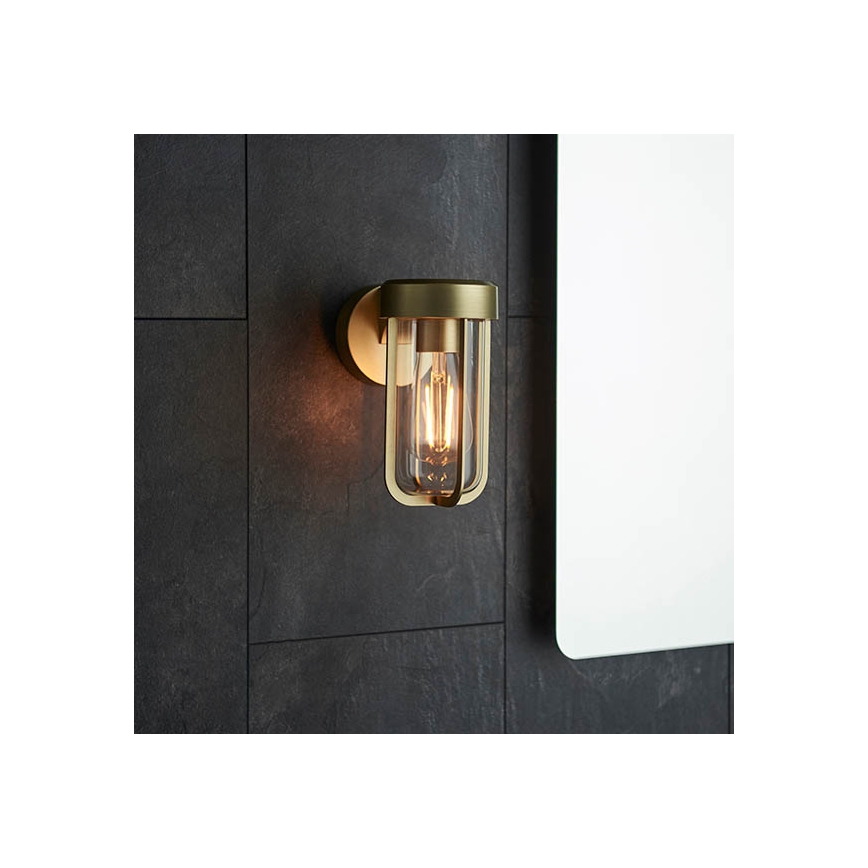 Endon 92855 - Επίτοιχο φωτιστικό μπάνιου 1xE27/6W/230V IP44 ορείχαλκο