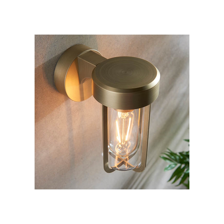 Endon 92855 - Επίτοιχο φωτιστικό μπάνιου 1xE27/6W/230V IP44 ορείχαλκο