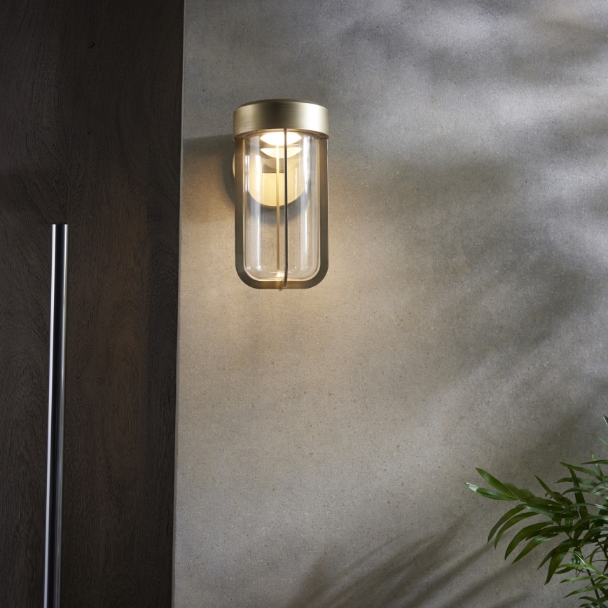 Endon 92856 - Επιτοίχιο φωτιστικό μπάνιου LED/8W/230V IP44 2700K ορείχαλκος
