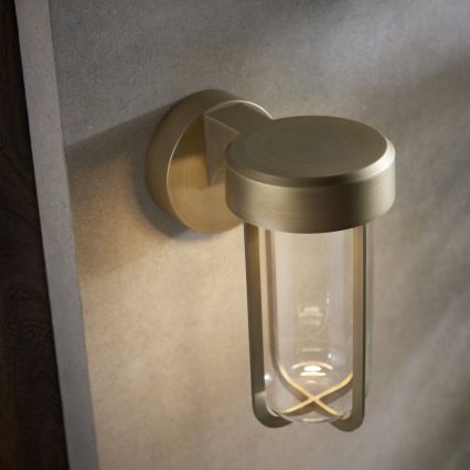 Endon 92856 - Επιτοίχιο φωτιστικό μπάνιου LED/8W/230V IP44 2700K ορείχαλκος