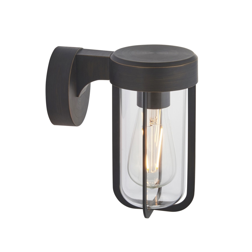 Endon 92857 - Επιτοίχιο φωτιστικό μπάνιου 1xE27/6W/230V IP44 μπρονζέ/μαύρο
