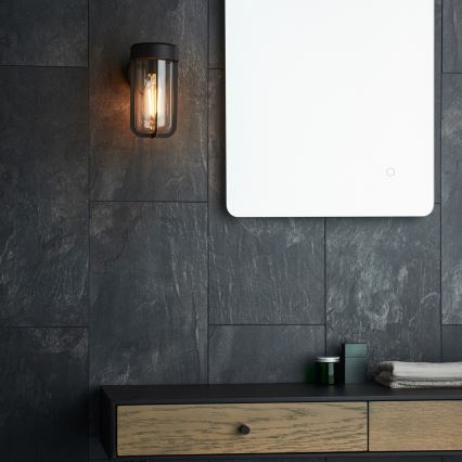 Endon 92859 - Επιτοίχιο φωτιστικό μπάνιου 1xE27/6W/230V IP44 μαύρο