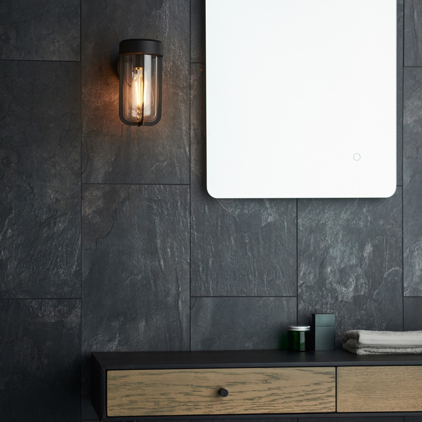 Endon 92859 - Επιτοίχιο φωτιστικό μπάνιου 1xE27/6W/230V IP44 μαύρο