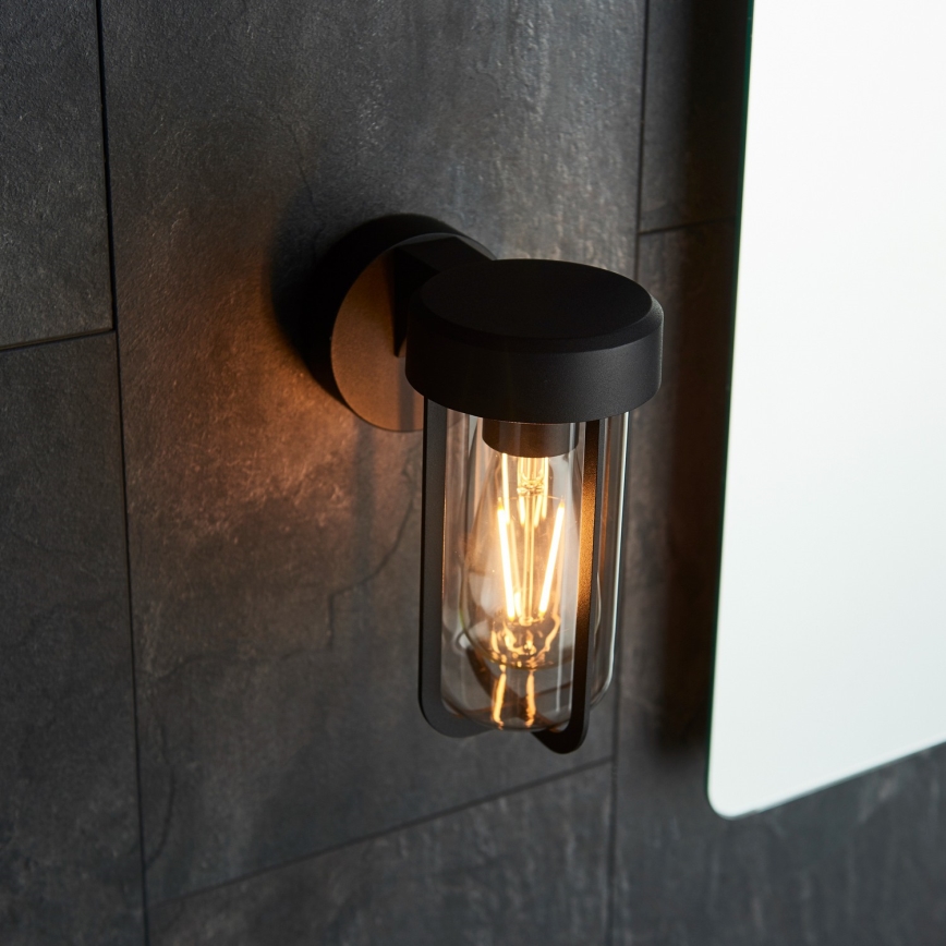 Endon 92859 - Επιτοίχιο φωτιστικό μπάνιου 1xE27/6W/230V IP44 μαύρο