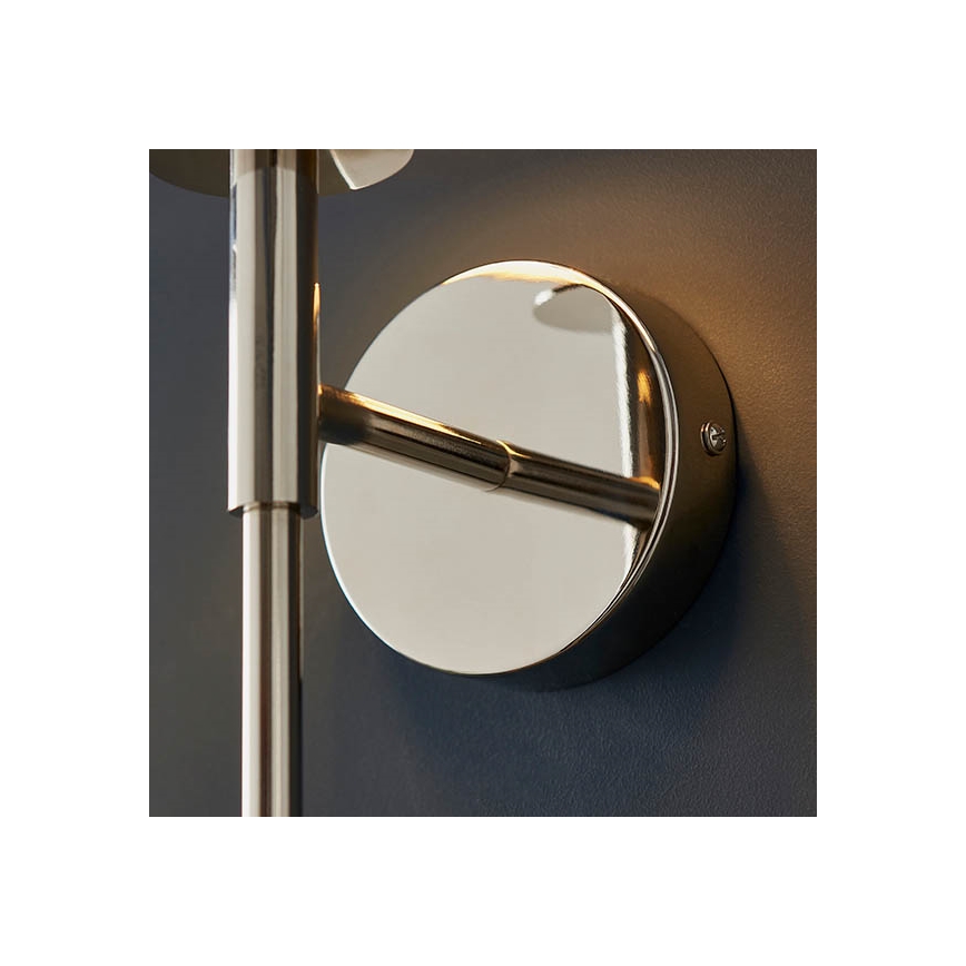 Endon 92949 - Επιτοίχιο φωτιστικό 1xE14/6W/230V λευκό/γυαλιστερό χρώμιο