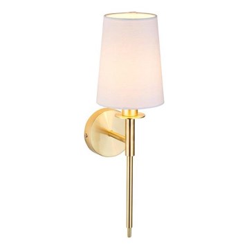 Endon 92955 - Επιτοίχιο φωτιστικό 1xE14/6W/230V λευκό/χρυσό