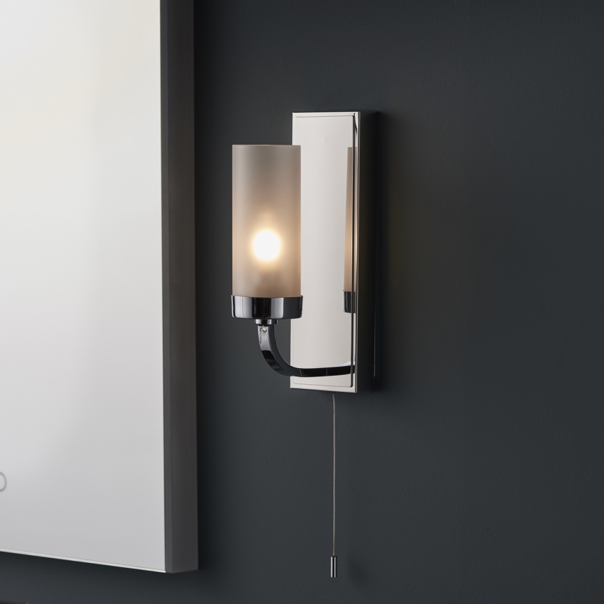 Endon 92960 - Επιτοίχιο φωτιστικό μπάνιου EDREA 1xG9/3W/230V IP44 γυαλιστερό χρώμιο