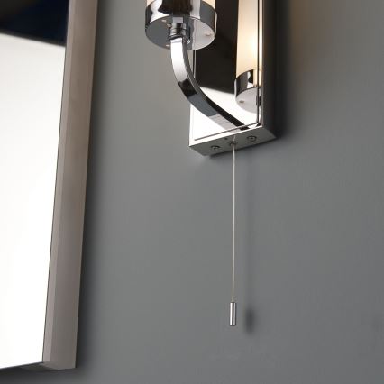 Endon 92960 - Επιτοίχιο φωτιστικό μπάνιου EDREA 1xG9/3W/230V IP44 γυαλιστερό χρώμιο