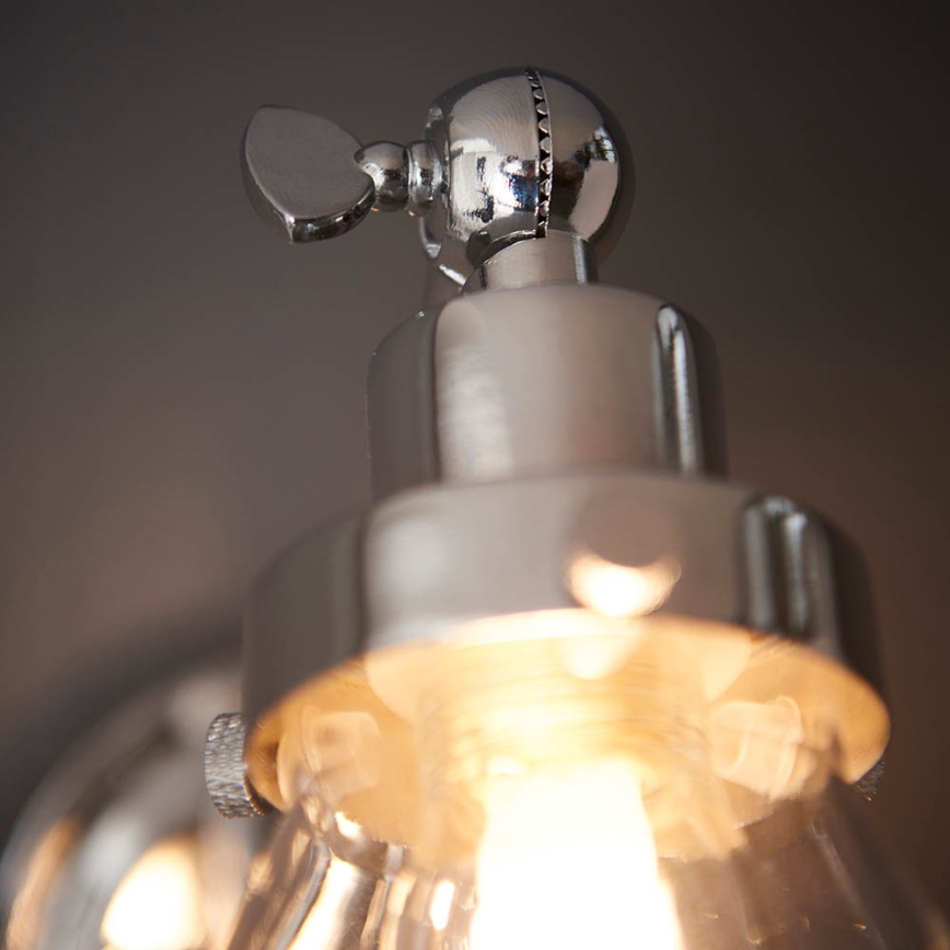 Endon 93853 - Επιτοίχιο σποτ μπάνιου FARADAY 1xG9/3W/230V IP44 γυαλιστερό χρώμιο