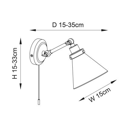 Endon 93853 - Επιτοίχιο σποτ μπάνιου FARADAY 1xG9/3W/230V IP44 γυαλιστερό χρώμιο
