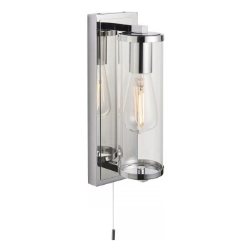 Endon 94074 - Επιτοίχιο φωτιστικό μπάνιου TAYLOR 1xE27/10W/230V IP44 γυαλιστερό χρώμιο