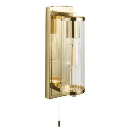 Endon 94075 - Επιτοίχιο φωτιστικό μπάνιου TAYLOR 1xE27/10W/230V IP44 χρυσό