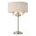 Endon 94369 - Eπιτραπέζιο φωτιστικό HIGHCLERE 3xE14/18W/230V μπεζ/ματ χρώμιο