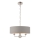 Endon 94377 - Κρεμαστό φωτιστικό οροφής HIGHCLERE 3xE14/40W/230V γκρι/γυαλιστερό χρώμιο