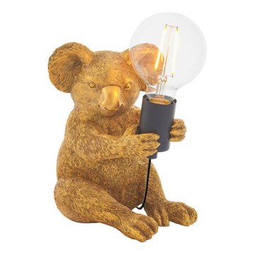 Endon 95082 - Επιτραπέζιο φωτιστικό KOALA 1xE27/10W/230V χρυσό