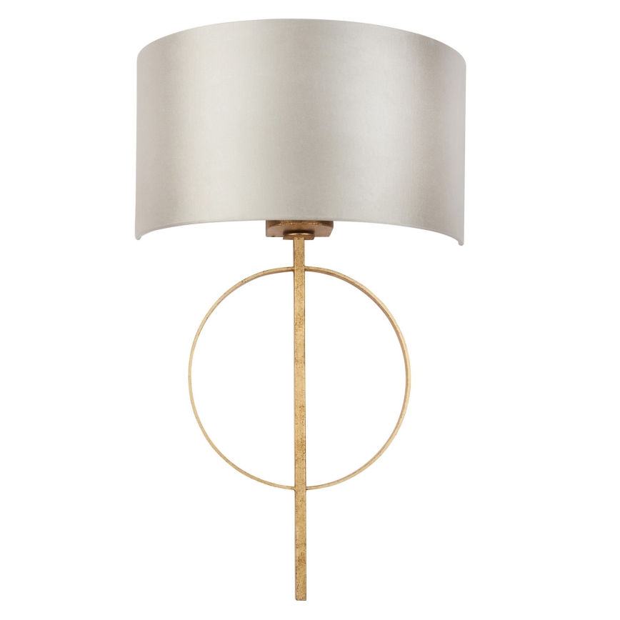 Endon 95210 - Επιτοίχιο φωτιστικό 1xE27/10W/230V γκρι/ορείχαλκος